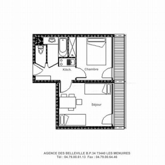 travelski home choice - Appartements CHAVIERE - Les Menuires Croisette