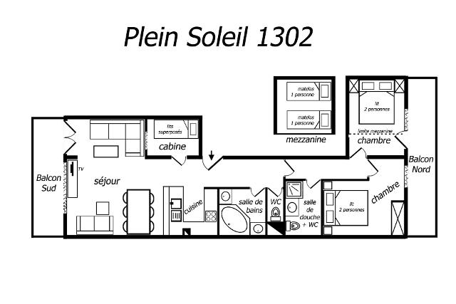 Appartements RESIDENCE PLEIN SOLEIL - Méribel Mottaret 1850