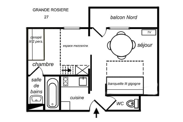 Appartements RESIDENCE GRANDE ROSIERE - Méribel Mottaret 1850
