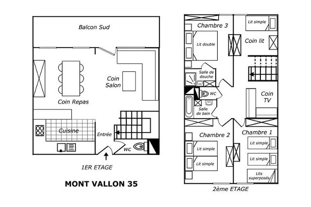 Appartements MONT VALLON - Méribel Mottaret 1850