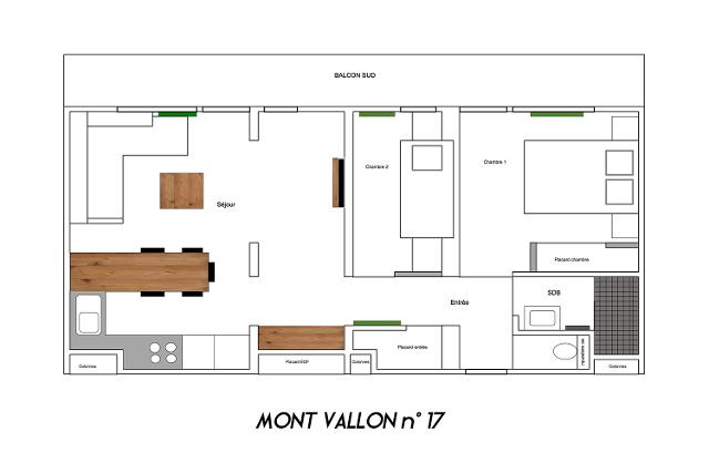 Appartements RESIDENCE MONT VALLON - Méribel Mottaret 1850
