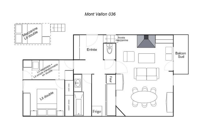 Appartements MONT VALLON - Méribel Mottaret 1850