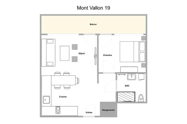 Appartements MONT VALLON - Méribel Mottaret 1850