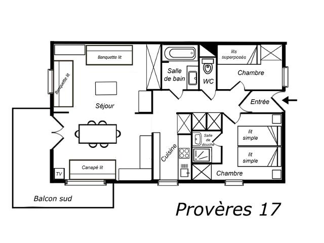 Appartements RESIDENCE PROVERES - Méribel Mottaret 1850