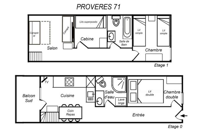 Appartements RESIDENCE PROVERES - Méribel Mottaret 1850