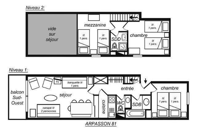 Appartements ARPASSON - Méribel Mottaret 1850