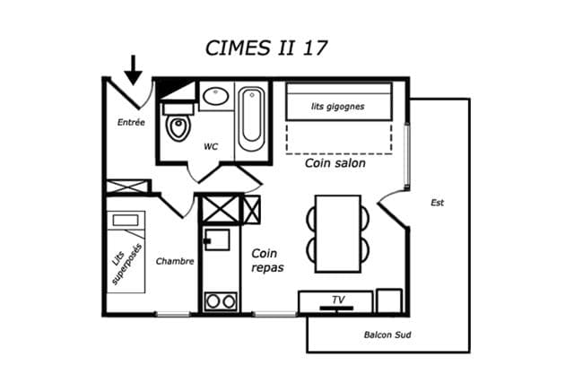 Appartements Residence Cimes Ii - Méribel Mottaret 1850