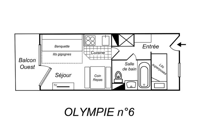 Appartements RESIDENCE OLYMPIE I - Méribel Mottaret 1850