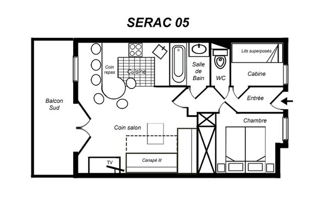Appartements RESIDENCE SERAC - Méribel Mottaret 1850