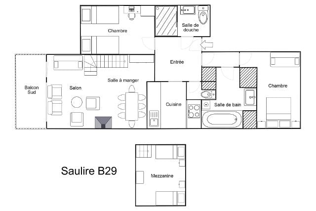 Appartements RESIDENCE SAULIRE - Méribel Mottaret 1850