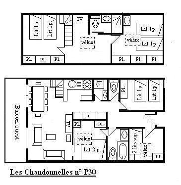 Appartement Chandonnelles 2 MRB100-P30 - Méribel Centre 1600 