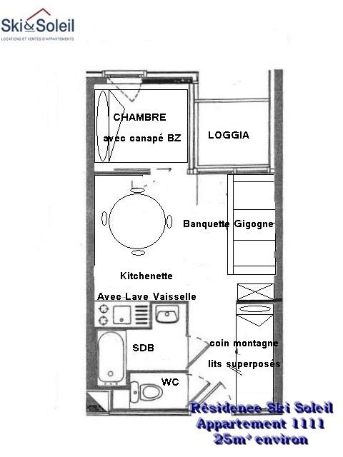 Ski & Soleil - Appartements Ski Soleil I - Les Menuires Bruyères