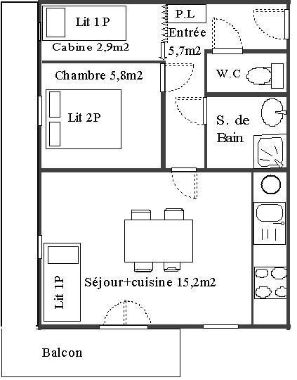 Appartements GENEVRAY - Aussois