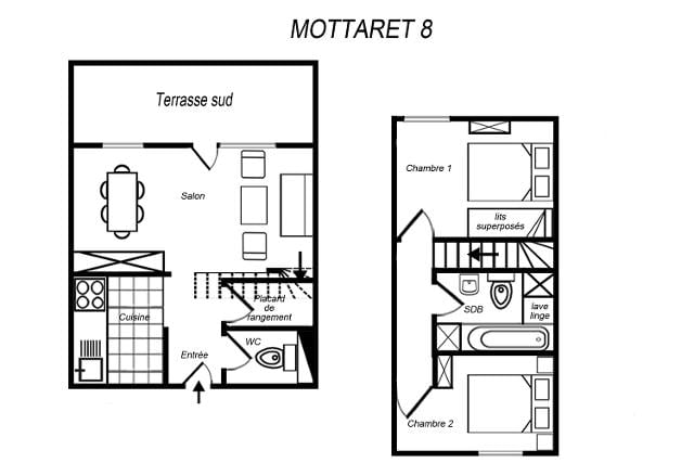 Appartements Residence Mottaret - Méribel Mottaret 1850