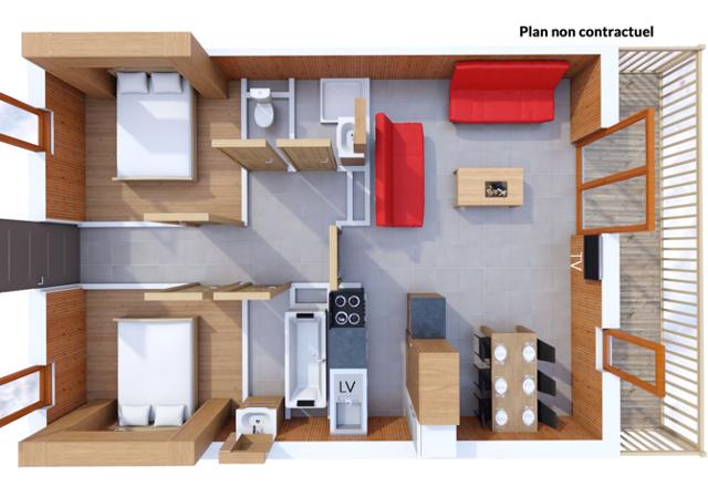 Résidence Les Balcons de Belle Plagne & Spa 4* - Plagne - Belle Plagne