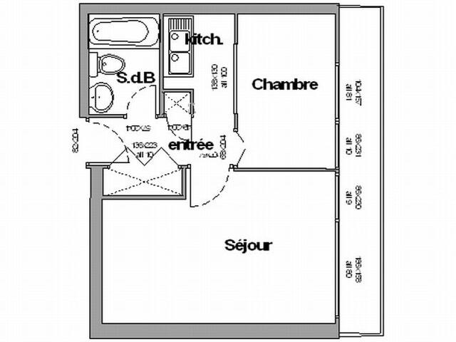 Appartement Chamrousse, 2 pièces, 4 personnes - Chamrousse
