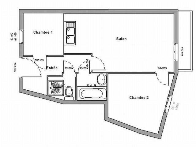 Appartement Chamrousse, 2 pièces, 6 personnes - Chamrousse
