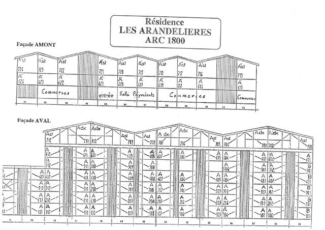 Appartements ARANDELIERES - Les Arcs 1800