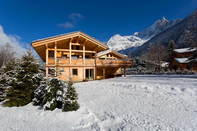 Magnifique chalet avec vue sur les cimes - Chamonix Les Praz