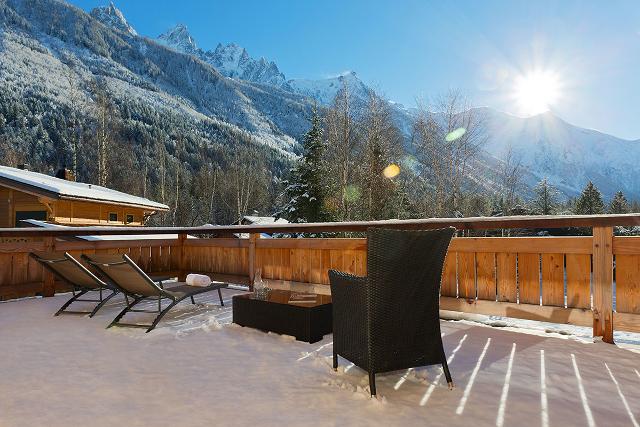 Magnifique chalet avec vue sur les cimes - Chamonix Les Praz