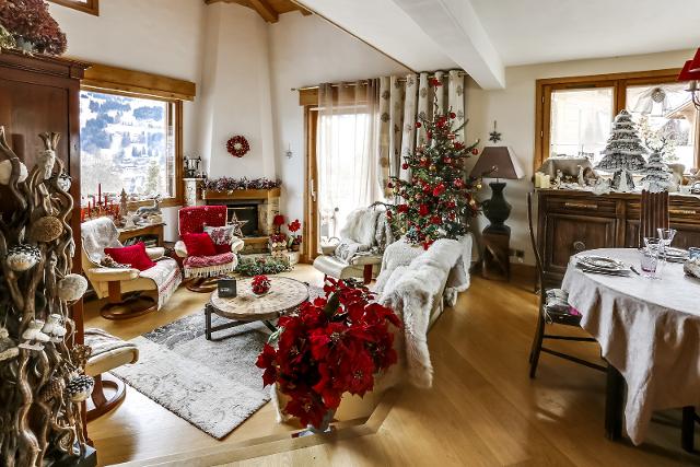 Chalet familial bien ensoleillé face au Mont-Blanc - Megève