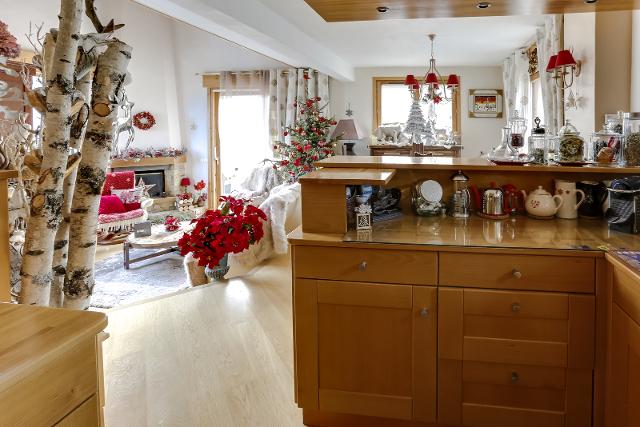 Chalet familial bien ensoleillé face au Mont-Blanc - Megève