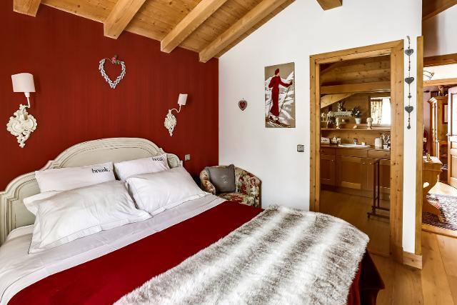 Chalet familial bien ensoleillé face au Mont-Blanc - Megève