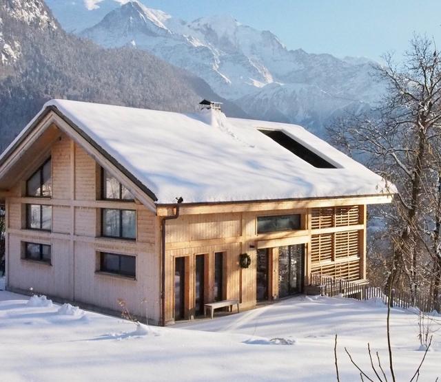 Chalet design et nature, vue Mont-Blanc - Les Houches