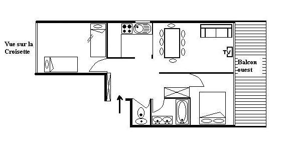 Appartements Beaufortain - Les Menuires Croisette