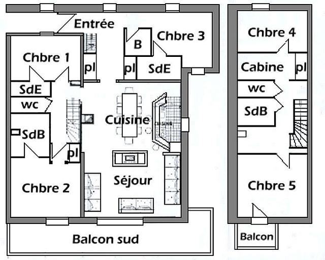 Appartements MOUANDA - Les Saisies