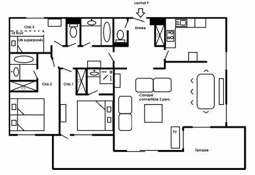 Appartements LACHAT - Méribel Centre 1600 